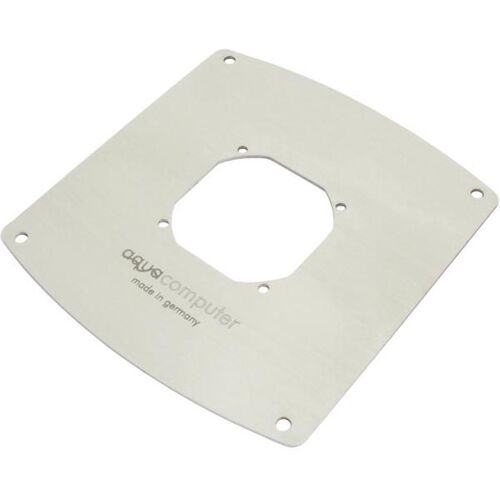 Aqua-Computer Einbaublende für Filter mit Edelstahlgewebe, 120 mm Lüfterö (120 mm), Wasserkühlung Radiator, Silber