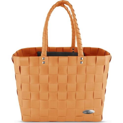 Normani, Einkaufshilfe, Flecht-/Einkaufskorb mit Innentasche - 1543, Orange