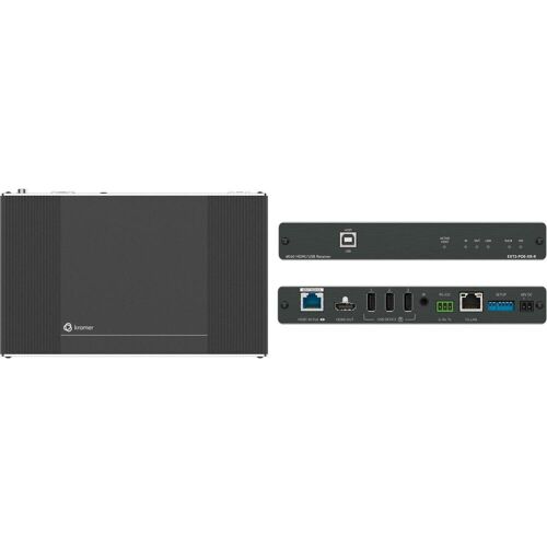 Kramer EXT3-POE-XR-R, AV Receiver, Schwarz