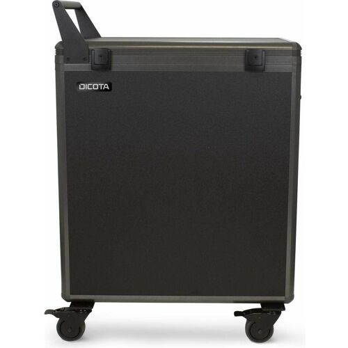 Dicota Charging Trolley 20 Tablets/Ultrabooks EU version, Notebookwagen, Schwarz