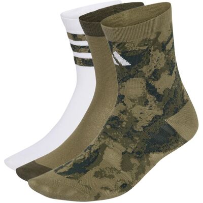 Adidas Unisex, Sportsocken, Camo Graphic 3er Pack, Grün Adidas Unisex, Sportsocken, Camo Graphic 3er Pack, Grün