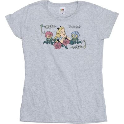 Disney Damen, Shirts, Alice In Wonderland What Kind Of Garden TShirt, Grau, (M) Disney Damen, Shirts, Alice In Wonderland What Kind Of Garden TShirt, Grau, (M)