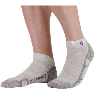 Monnet, Unisex, Sportsocken, Trek Lin Low (37 - 38), Blau, Grau Monnet, Unisex, Sportsocken, Trek Lin Low (37 - 38), Blau, Grau