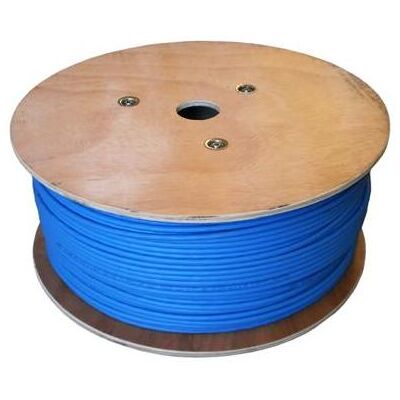 OEM F/FTP drát CAT6A LSOH,Eca 100m, plášť modrý (F/FTP, FTP, CAT6a, 100 m), Netzwerkkabel OEM F/FTP drát CAT6A LSOH,Eca 100m, plášť modrý (F/FTP, FTP, CAT6a, 100 m), Netzwerkkabel