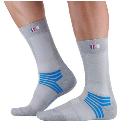 Monnet, Herren, Sportsocken, Trek Air (45 - 46), Blau, Grau Monnet, Herren, Sportsocken, Trek Air (45 - 46), Blau, Grau