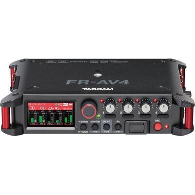 Tascam FR-AV4 (Mehrspurrecorder), Audiorecorder, Schwarz Tascam FR-AV4 (Mehrspurrecorder), Audiorecorder, Schwarz