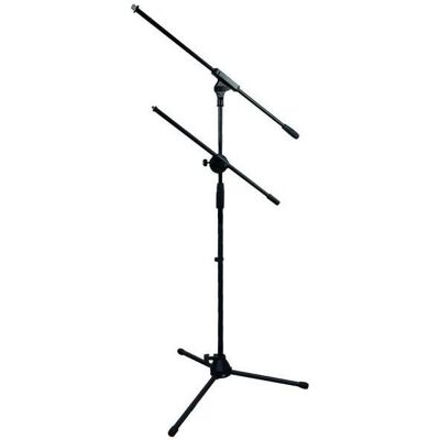 keepdrum MS106 Mikrofonständer mit Galgen und MSA067 Mikrofonarm, Mikrofonständer, Schwarz keepdrum MS106 Mikrofonständer mit Galgen und MSA067 Mikrofonarm, Mikrofonständer, Schwarz