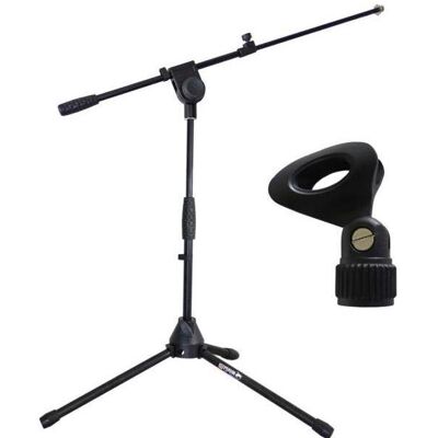 keepdrum Mikrofonstativ PRO halbhoch für Amps, Mikrofonständer keepdrum Mikrofonstativ PRO halbhoch für Amps, Mikrofonständer