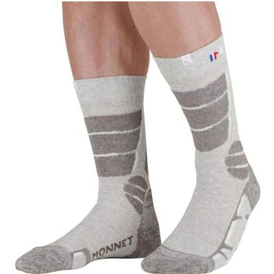 Monnet, Herren, Sportsocken, Trek Lin High (37 - 38), Weiss, Grau Monnet, Herren, Sportsocken, Trek Lin High (37 - 38), Weiss, Grau