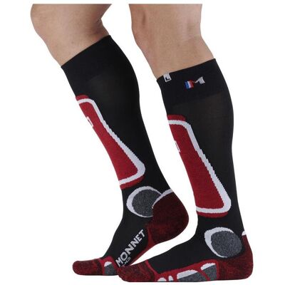 Monnet, Herren, Sportsocken, socken backside+ (45 - 46), Rot Monnet, Herren, Sportsocken, socken backside+ (45 - 46), Rot