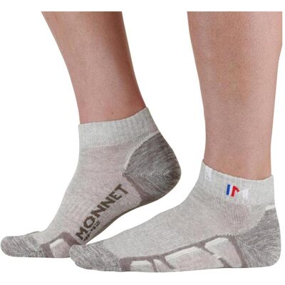 Monnet, Herren, Sportsocken, Trek Lin Low (43 - 44), Weiss, Grau Monnet, Herren, Sportsocken, Trek Lin Low (43 - 44), Weiss, Grau