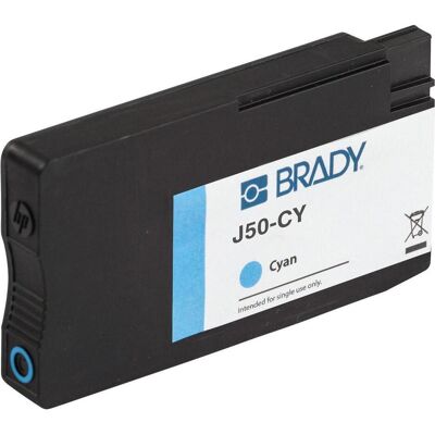 Brady J50-CY - Cyan - - BradyJet J5000 - 101.6 mm - 23.9 - 57.1, Etikettendrucker, Mehrfarbig Brady J50-CY - Cyan - - BradyJet J5000 - 101.6 mm - 23.9 - 57.1, Etikettendrucker, Mehrfarbig
