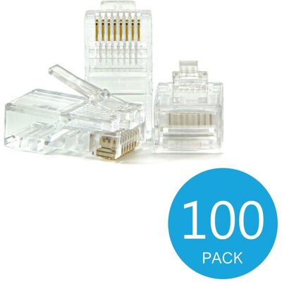 OEM RJ45 Connector Cat5e 100-pack RJ45-Cat5e, Zubehör Netzwerk OEM RJ45 Connector Cat5e 100-pack RJ45-Cat5e, Zubehör Netzwerk