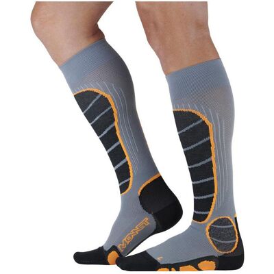 Monnet, Herren, Sportsocken, Ski Free - Skisocken (41 - 42), Orange, Grau Monnet, Herren, Sportsocken, Ski Free - Skisocken (41 - 42), Orange, Grau