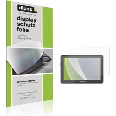 Dipos Schutzfolie Matt f??r Carpuride W502T Pro 5 Zoll, Geräte Schutzfolie Dipos Schutzfolie Matt f??r Carpuride W502T Pro 5 Zoll, Geräte Schutzfolie