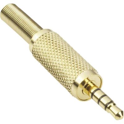 BKL Electronic Klinkenstecker 3.5 mm - vergoldet, Audio Stecker, Gold BKL Electronic Klinkenstecker 3.5 mm - vergoldet, Audio Stecker, Gold