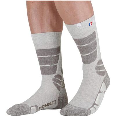 Monnet, Herren, Sportsocken, Trek Lin High (45 - 46), Weiss, Grau Monnet, Herren, Sportsocken, Trek Lin High (45 - 46), Weiss, Grau