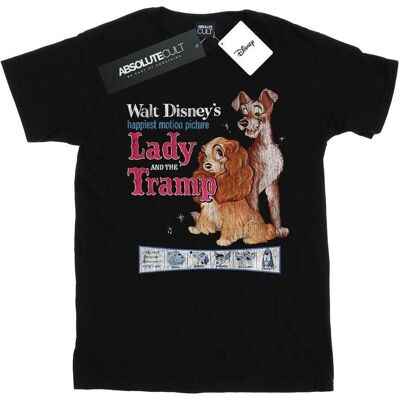 Disney Herren, Shirts, Lady And The Tramp Distressed Classic Poster TShirt, Schwarz, (3XL) Disney Herren, Shirts, Lady And The Tramp Distressed Classic Poster TShirt, Schwarz, (3XL)