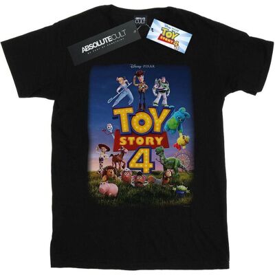 Disney Damen, Shirts, Toy Story 4 Poster Art TShirt, Schwarz, (L) Disney Damen, Shirts, Toy Story 4 Poster Art TShirt, Schwarz, (L)