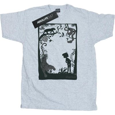 Disney Herren, Shirts, The Jungle Book Silhouette Poster TShirt, Grau, (XL) Disney Herren, Shirts, The Jungle Book Silhouette Poster TShirt, Grau, (XL)