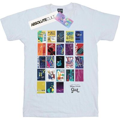 Disney Damen, Shirts, Soul Jazz Poster Wall TShirt, Weiss, (4XL) Disney Damen, Shirts, Soul Jazz Poster Wall TShirt, Weiss, (4XL)