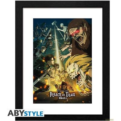 GB Eye Framed Poster Attack on Titan : Season 4 key art 3, Weiteres Gaming Zubehör GB Eye Framed Poster Attack on Titan : Season 4 key art 3, Weiteres Gaming Zubehör