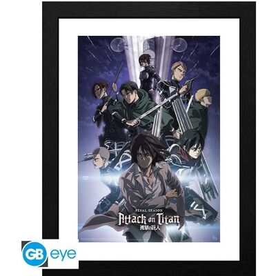 GB Eye Framed Poster Attack on Titan : Season 4 key art 2, Weiteres Gaming Zubehör, Mehrfarbig GB Eye Framed Poster Attack on Titan : Season 4 key art 2, Weiteres Gaming Zubehör, Mehrfarbig