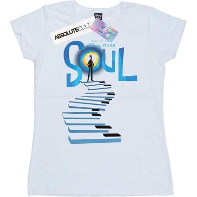 Disney Damen, Shirts, Soul Poster Art TShirt, Weiss, (XL) Disney Damen, Shirts, Soul Poster Art TShirt, Weiss, (XL)