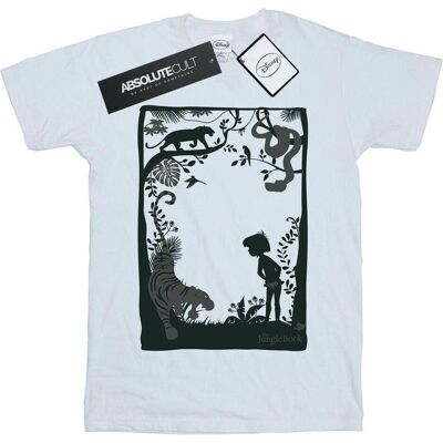 Disney Damen, Shirts, The Jungle Book Silhouette Poster TShirt, Weiss, (S) Disney Damen, Shirts, The Jungle Book Silhouette Poster TShirt, Weiss, (S)