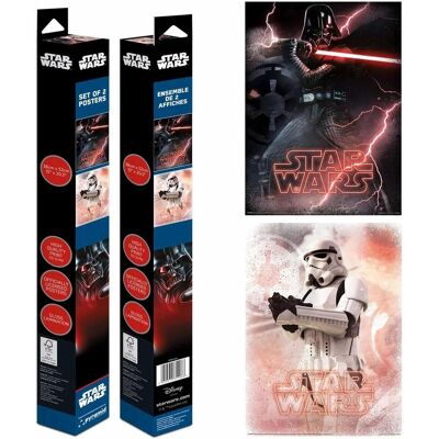 Pyramid STAR WARS - L'Empire - Set 2 Posters 52 x 38cm, Weiteres Gaming Zubehör, Mehrfarbig Pyramid STAR WARS - L'Empire - Set 2 Posters 52 x 38cm, Weiteres Gaming Zubehör, Mehrfarbig
