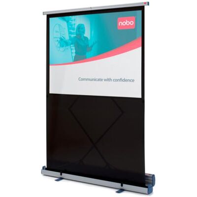 Nobo Projektionswand Mobil 160x120cm (74.29", 4:3), Leinwand, Weiss Nobo Projektionswand Mobil 160x120cm (74.29", 4:3), Leinwand, Weiss