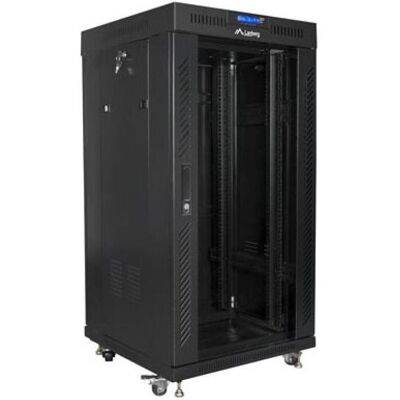 Lanberg 19'' Rack Schrank - 22U, 600x600mm, Glas Tür - V2 Lanberg 19'' Rack Schrank - 22U, 600x600mm, Glas Tür - V2