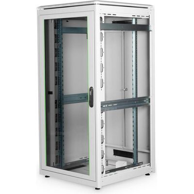 Digitus DN-19 32U-8/8-1 Netzwerkschrank (32 HE, 19 Zoll Rack), Serverschrank, Grau Digitus DN-19 32U-8/8-1 Netzwerkschrank (32 HE, 19 Zoll Rack), Serverschrank, Grau
