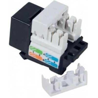 Générique Keystone Category 5e RJ45 Short - Black UTP (Keystone Modul), Zubehör Netzwerk Générique Keystone Category 5e RJ45 Short - Black UTP (Keystone Modul), Zubehör Netzwerk