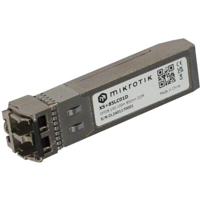 MikroTik Zubehör SFP/SFP+/SFP28 module 1/10/25G Multi Mode 100m 850nm, Transceiver, Grau MikroTik Zubehör SFP/SFP+/SFP28 module 1/10/25G Multi Mode 100m 850nm, Transceiver, Grau