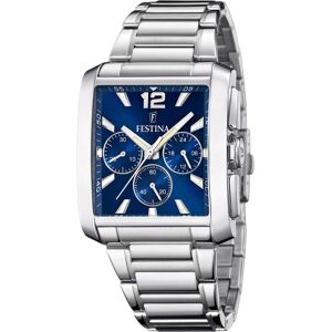 Festina, Armbanduhr, Timeless Chronograph, Silber, (Chronograph, 38 mm) Festina, Armbanduhr, Timeless Chronograph, Silber, (Chronograph, 38 mm)