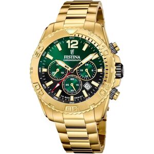 Festina, Armbanduhr, F20684/3 Timeless Chronograph, Gold, (Chronograph, 45.05 mm) Festina, Armbanduhr, F20684/3 Timeless Chronograph, Gold, (Chronograph, 45.05 mm)
