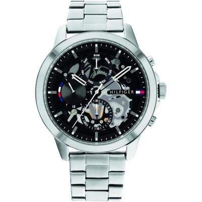 Tommy Hilfiger Armbanduhr, Henry, Silber, (Analoguhr, 44 mm) Tommy Hilfiger Armbanduhr, Henry, Silber, (Analoguhr, 44 mm)