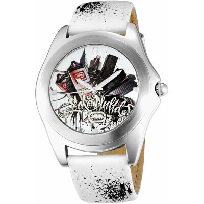 Marc Ecko, Armbanduhr, Herrenuhr E07502G2 (Ø 44 mm), Weiss, Silber, (44 mm) Marc Ecko, Armbanduhr, Herrenuhr E07502G2 (Ø 44 mm), Weiss, Silber, (44 mm)