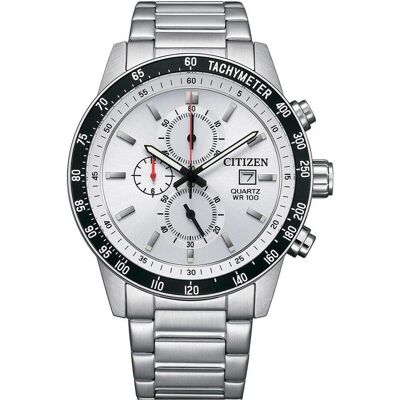 Citizen Armbanduhr, Quartz AN3680-50A, Schwarz, Silber, (Chronograph, 40 mm) Citizen Armbanduhr, Quartz AN3680-50A, Schwarz, Silber, (Chronograph, 40 mm)