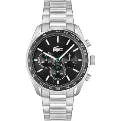 Lacoste, Armbanduhr, Boston, Silber, (Chronograph, 42 mm) Lacoste, Armbanduhr, Boston, Silber, (Chronograph, 42 mm)