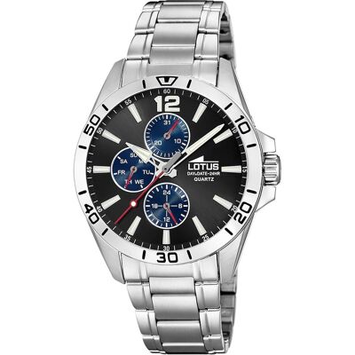 Lotus Armbanduhr, 18812/2 Classic, Silber, Schwarz, Grau, (Chronograph, 42 mm) Lotus Armbanduhr, 18812/2 Classic, Silber, Schwarz, Grau, (Chronograph, 42 mm)