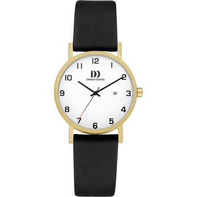 Danish Design, Armbanduhr, Dänisches Design Rhein Nmbrs Satin Gold Datum klein IV81Q199, Gold, (Analoguhr, 30 mm) Danish Design, Armbanduhr, Dänisches Design Rhein Nmbrs Satin Gold Datum klein IV81Q199, Gold, (Analoguhr, 30 mm)
