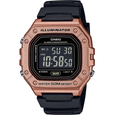 Casio Armbanduhr, W-218HM-5BVEF, Braun, Schwarz, (Digitaluhr, 43 mm) Casio Armbanduhr, W-218HM-5BVEF, Braun, Schwarz, (Digitaluhr, 43 mm)