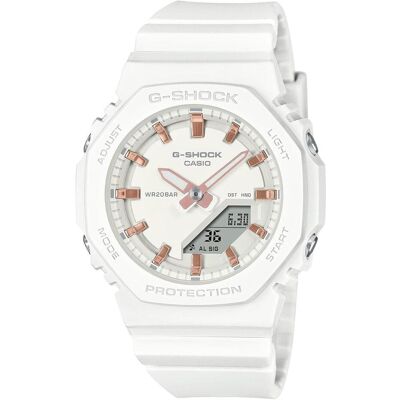 Casio Armbanduhr, GMA-P2100M-7AER, Weiss, (Analoguhr, Chronograph, Digitaluhr, 40 mm) Casio Armbanduhr, GMA-P2100M-7AER, Weiss, (Analoguhr, Chronograph, Digitaluhr, 40 mm)