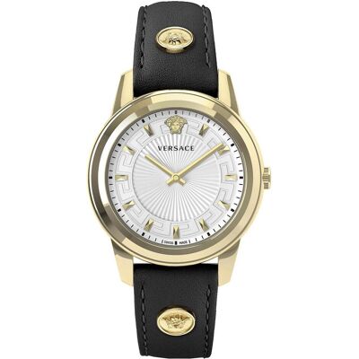 Versace, Armbanduhr, VEPX01021 Greca Damen 38mm 5ATM, Gold, (Analoguhr, 38 mm) Versace, Armbanduhr, VEPX01021 Greca Damen 38mm 5ATM, Gold, (Analoguhr, 38 mm)