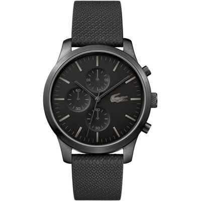 Lacoste, Armbanduhr, .12.12, Schwarz, (Analoguhr, 42 mm) Lacoste, Armbanduhr, .12.12, Schwarz, (Analoguhr, 42 mm)