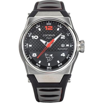 Locman, Armbanduhr, Italy Herrenuhr Mare schwarz/grau Automatik Ref. 0556, Grau, Schwarz, (Analoguhr, Sportuhr, 44 mm) Locman, Armbanduhr, Italy Herrenuhr Mare schwarz/grau Automatik Ref. 0556, Grau, Schwarz, (Analoguhr, Sportuhr, 44 mm)