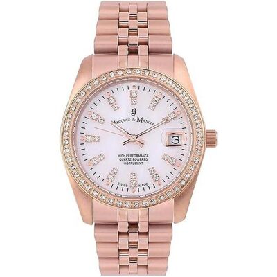 Jacques du Manoir, Armbanduhr, NROP.15, Rosa, (36 mm) Jacques du Manoir, Armbanduhr, NROP.15, Rosa, (36 mm)