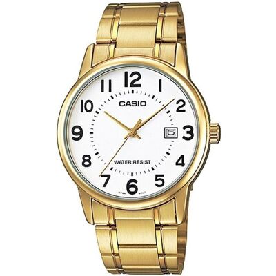 Casio Armbanduhr, MTP-V002G-7B2, Gold, (37 mm) Casio Armbanduhr, MTP-V002G-7B2, Gold, (37 mm)